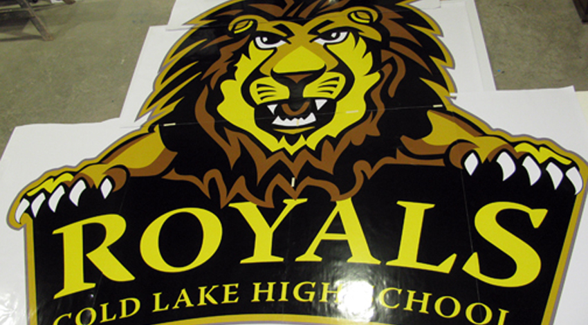 Cold Lake Royals Vinyl Floor Graphic